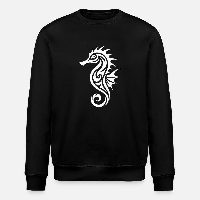Tatouage mignon hippocampe déguisement - Sweat bio ROLLER Stanley/Stella Unisexe - noir