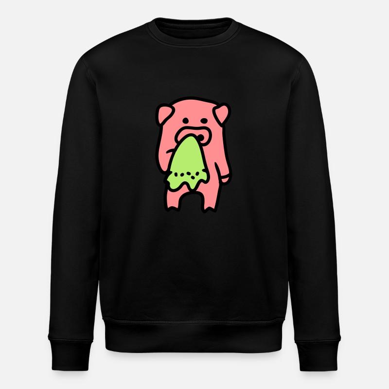 Porc triste / malade 3 - Sweat bio ROLLER Stanley/Stella Unisexe - noir