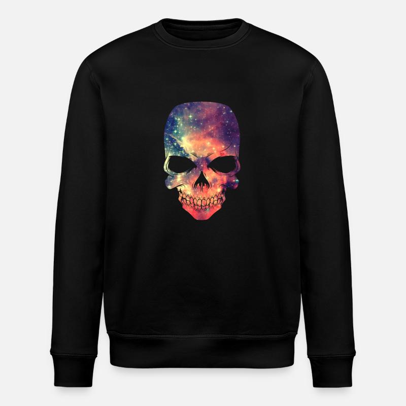 Universe - Space - Galaxy Skull - Sweat bio ROLLER Stanley/Stella Unisexe - noir