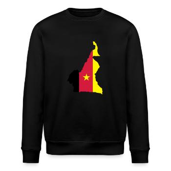 Cameroon - Stanley/Stella ROLLER Unisex Organic Sweatshirt - black - Front - Nik (191cm)