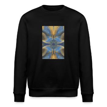 Formen und Muster - Stanley/Stella Unisex Bio-Sweatshirt ROLLER - Schwarz - Vorne - Nik (191cm)