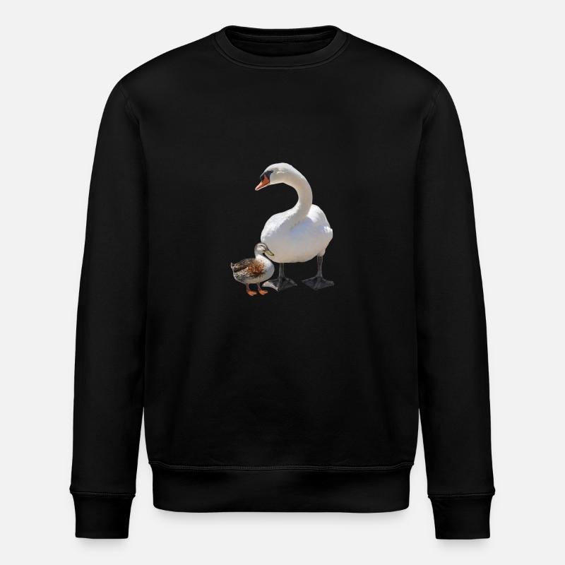 Schwan - Stanley/Stella Unisex Bio-Sweatshirt ROLLER - Schwarz