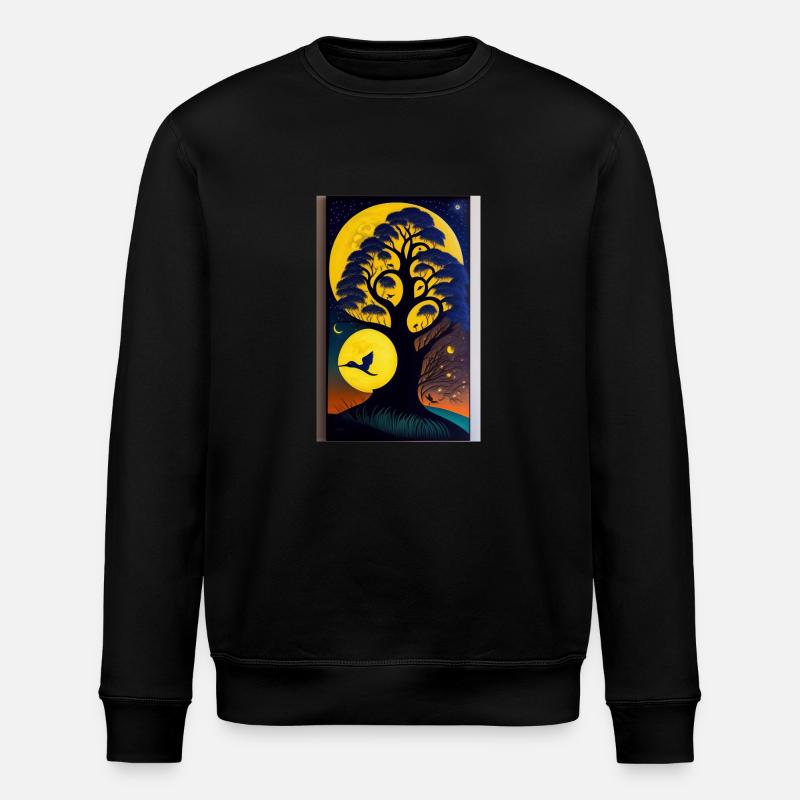 L’arbre - Sweat bio ROLLER Stanley/Stella Unisexe - noir