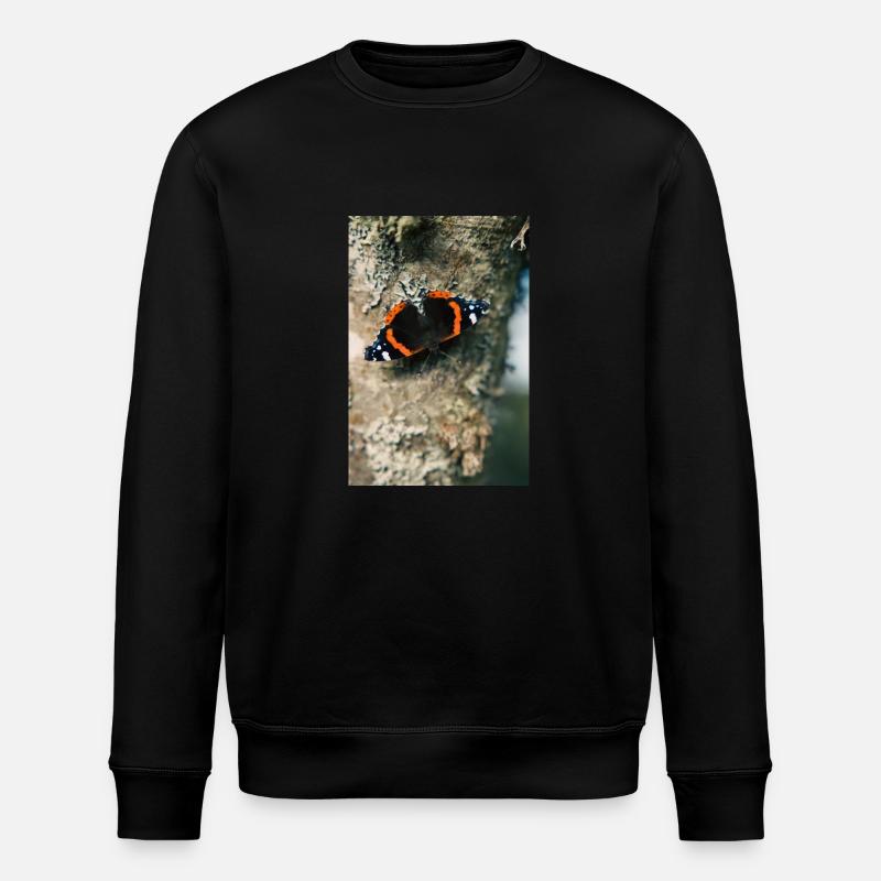 papillon - Sweat bio ROLLER Stanley/Stella Unisexe - noir