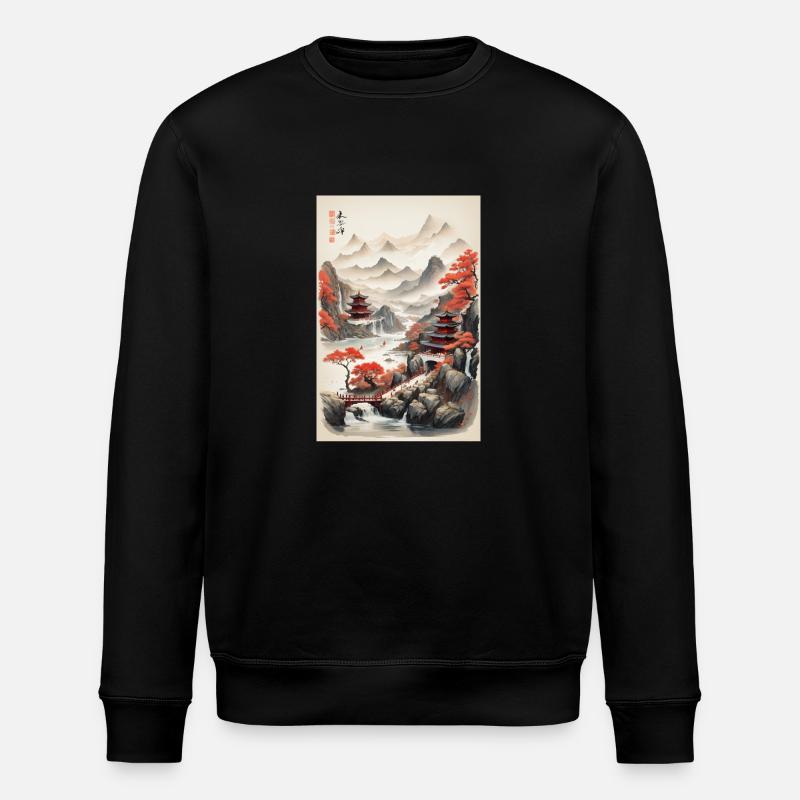 Chine - Sweat bio ROLLER Stanley/Stella Unisexe - noir