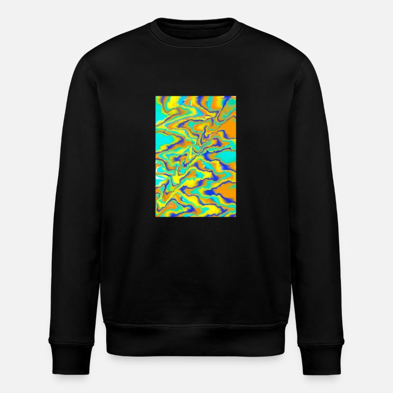 Art abstrait - Sweat bio ROLLER Stanley/Stella Unisexe - noir