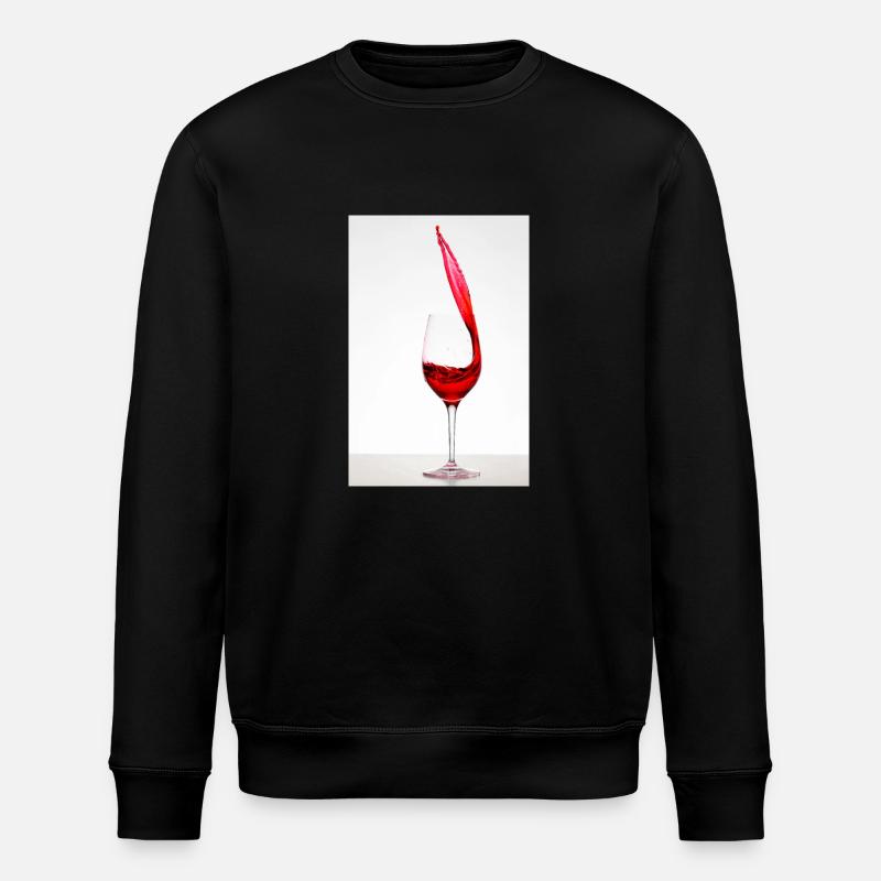 Verre à vin - Sweat bio ROLLER Stanley/Stella Unisexe - noir