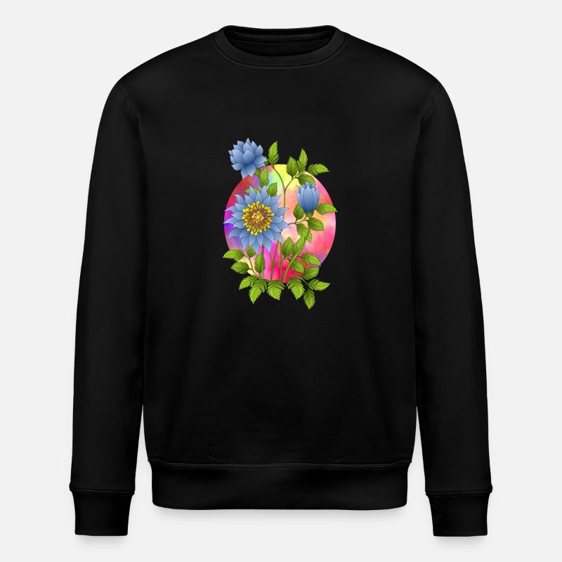 Fleur - Sweat bio ROLLER Stanley/Stella Unisexe - noir