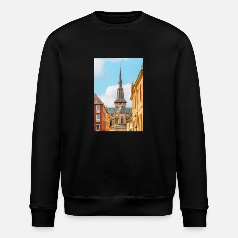 Marienkirche Osnabrück - Stanley/Stella Unisex Bio-Sweatshirt ROLLER - Schwarz