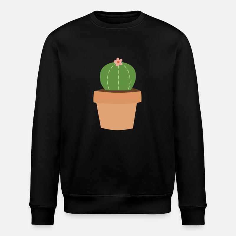 Kaktus - Stanley/Stella Unisex Bio-Sweatshirt ROLLER - Schwarz
