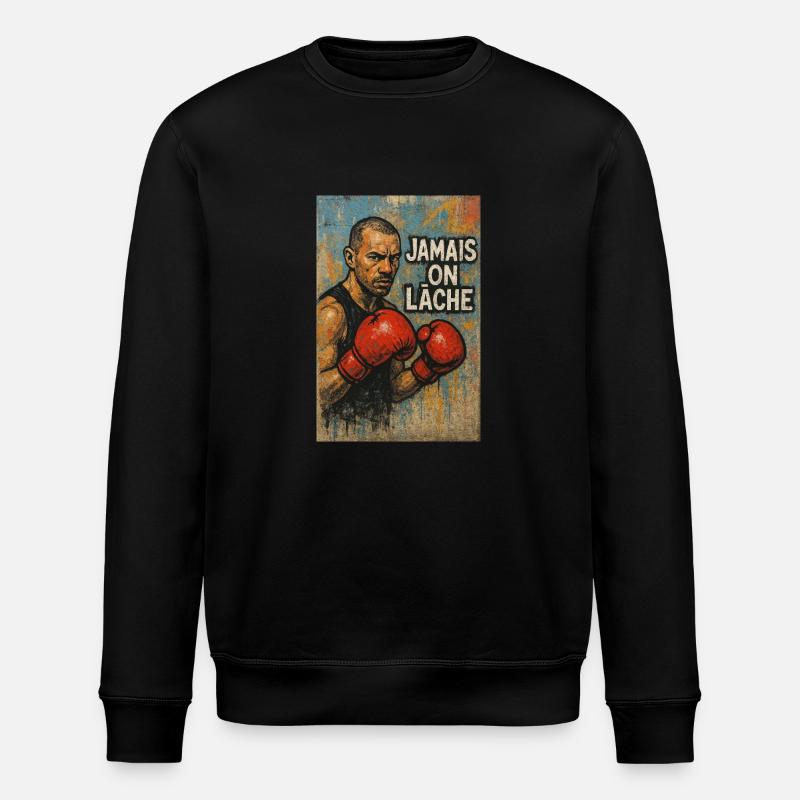 Boxe - Sweat bio ROLLER Stanley/Stella Unisexe - noir