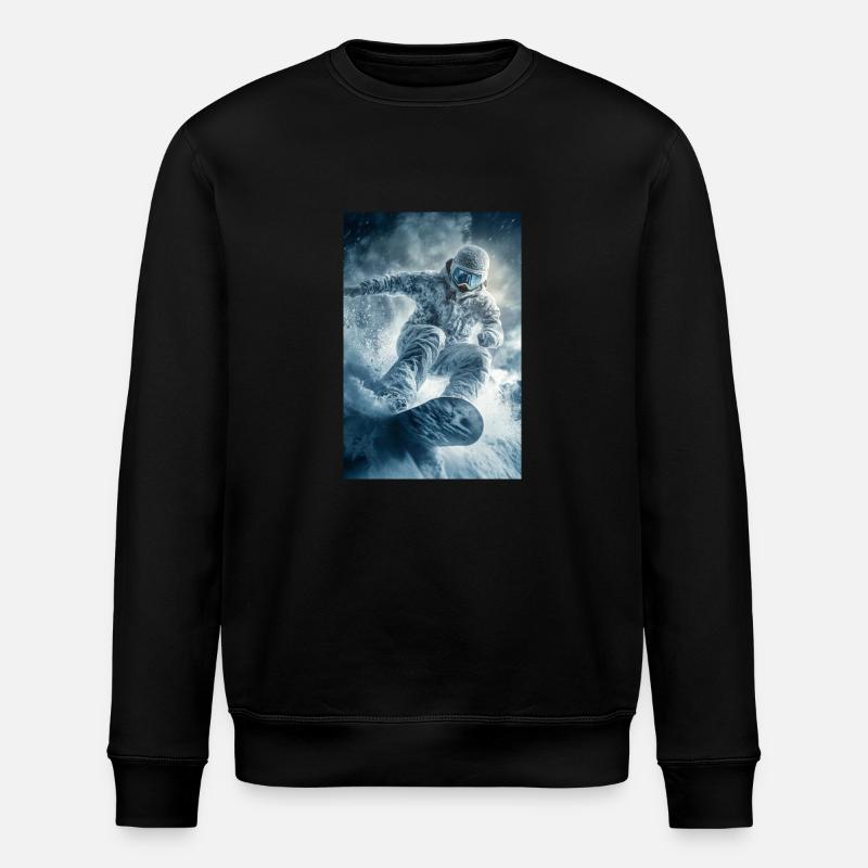 Frozen Thrill Snowboarder - Sweat bio ROLLER Stanley/Stella Unisexe - noir