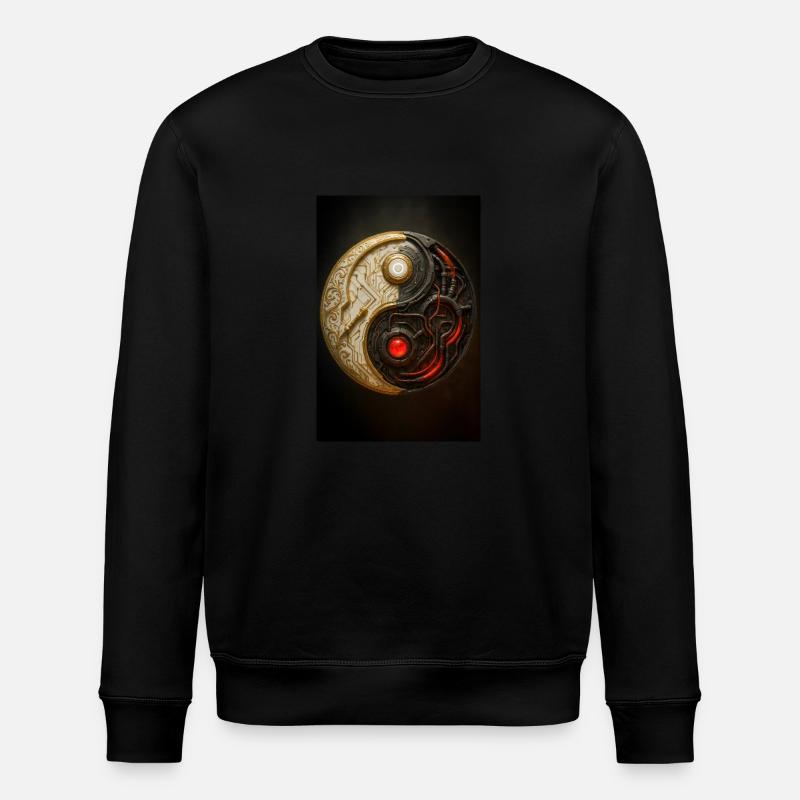 Équilibre Cyber Yin Yang - Sweat bio ROLLER Stanley/Stella Unisexe - noir