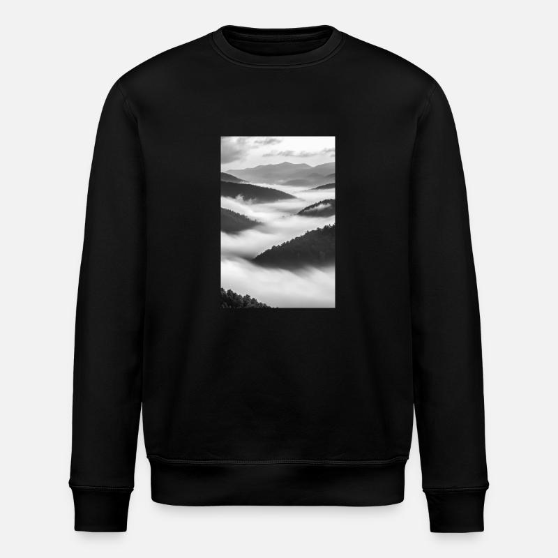 Flüstern im Nebel - Stanley/Stella Unisex Bio-Sweatshirt ROLLER - Schwarz