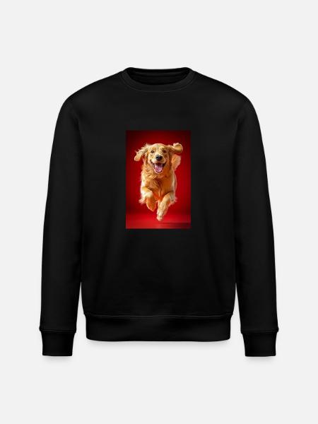 Flying Golden Joy - Stanley/Stella ROLLER Unisex Organic Sweatshirt - black