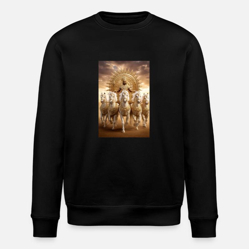 Char divin du soleil - Sweat bio ROLLER Stanley/Stella Unisexe - noir