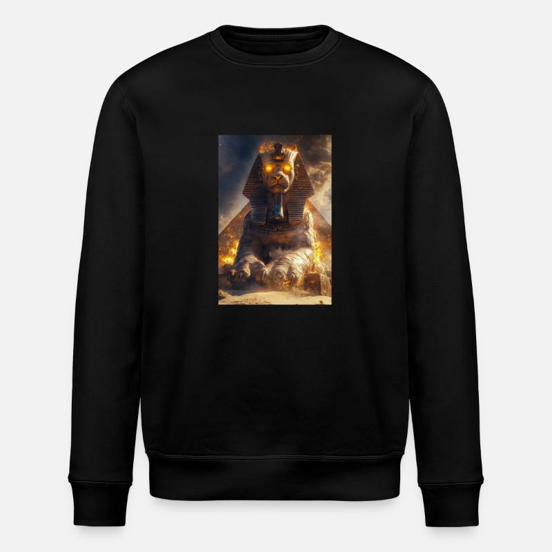 Sphinx de feu éveillé - Sweat bio ROLLER Stanley/Stella Unisexe - noir