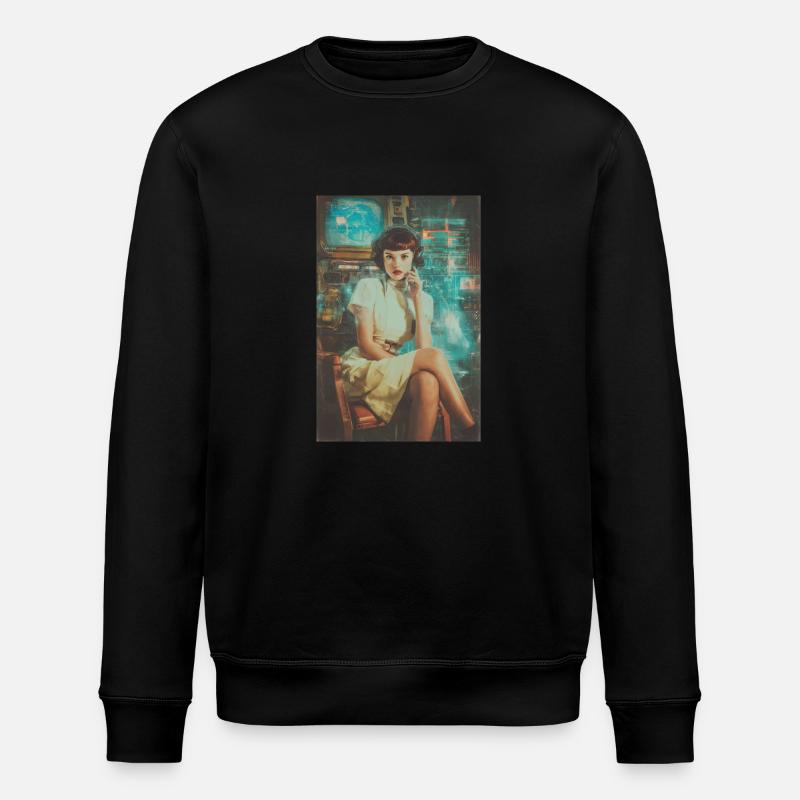 Opérateur de science-fiction rétro - Sweat bio ROLLER Stanley/Stella Unisexe - noir