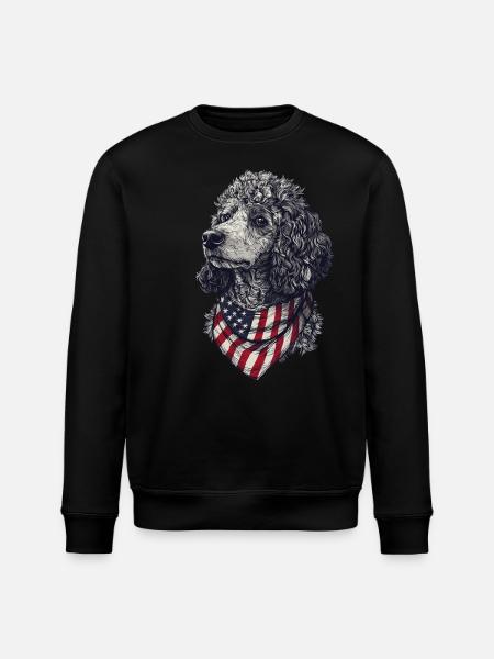 Pudel - Stanley/Stella Unisex Bio-Sweatshirt ROLLER - Schwarz