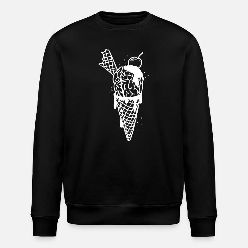 Brainfood 3 Inverser - Sweat bio ROLLER Stanley/Stella Unisexe - noir