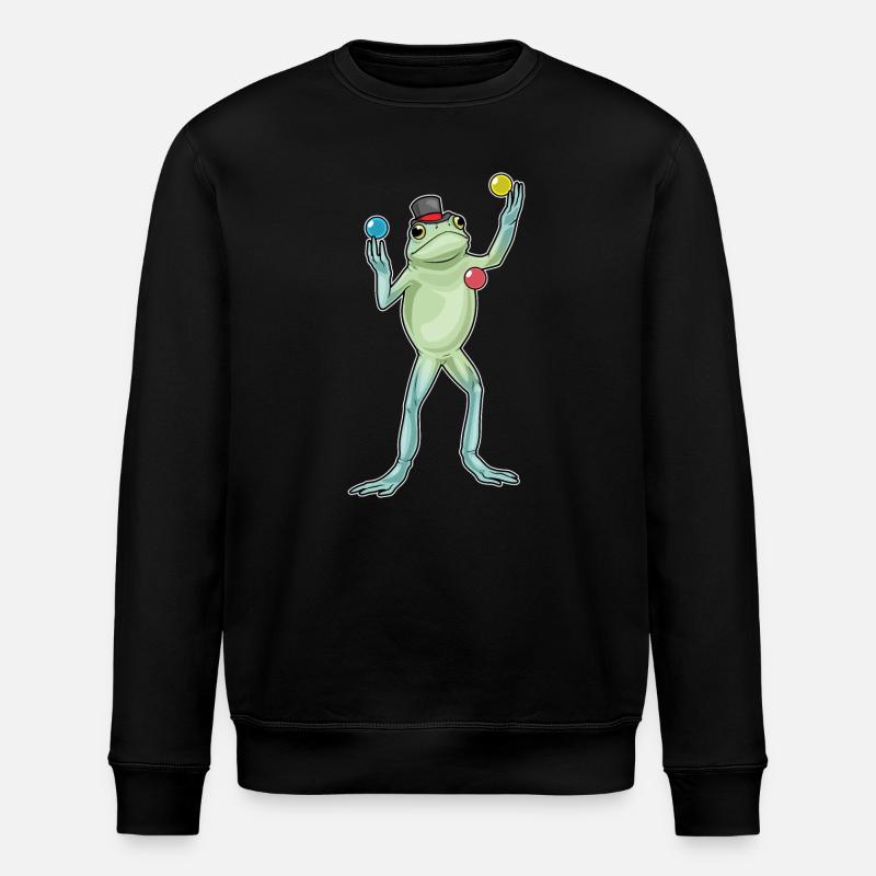 Jongleur grenouille jongleur - Sweat bio ROLLER Stanley/Stella Unisexe - noir