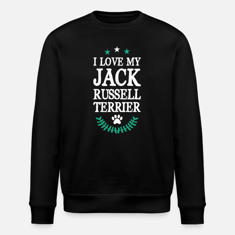 Jack Russell Terrier - Sweat bio ROLLER Stanley/Stella Unisexe - noir