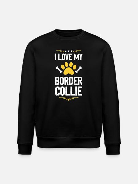 J’adore mon Border Collie - Sweat bio ROLLER Stanley/Stella Unisexe - noir