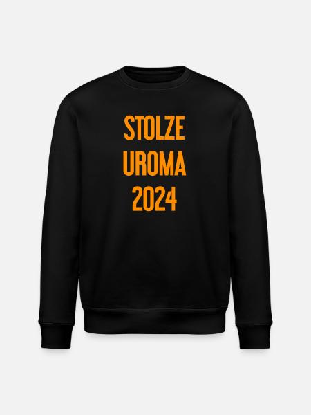 Proud great-grandma 2024 - Stanley/Stella ROLLER Unisex Organic Sweatshirt - black
