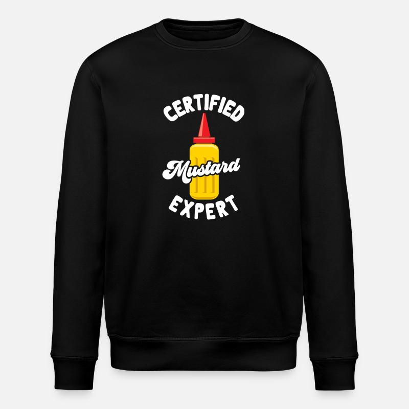 Senf Mustard - Stanley/Stella Unisex Bio-Sweatshirt ROLLER - Schwarz