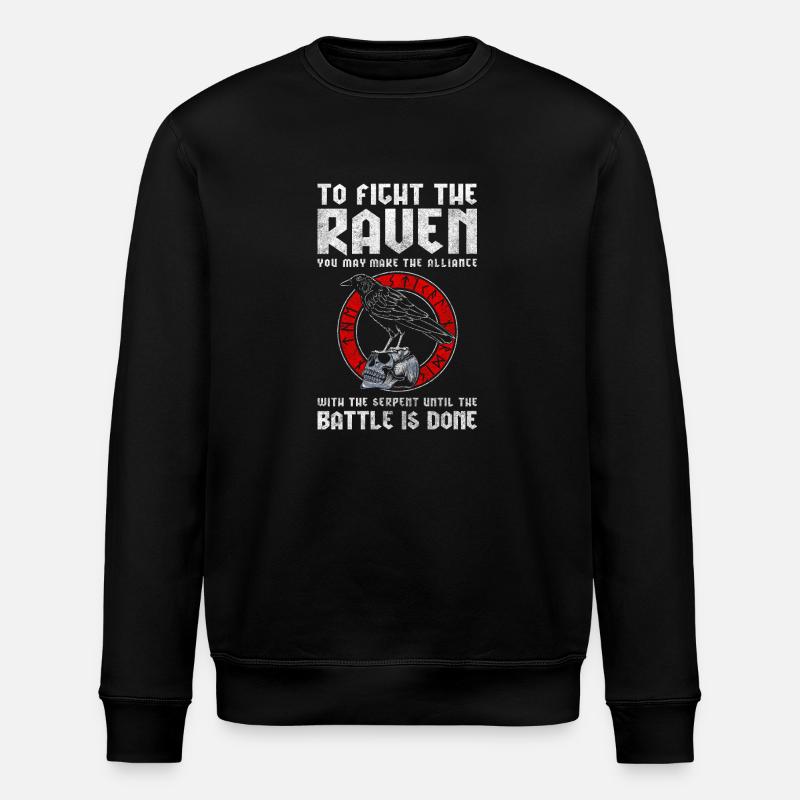 Cuervo Odín Brujería Astuta - Sudadera ecológica unisex ROLLER de Stanley/Stella - negro