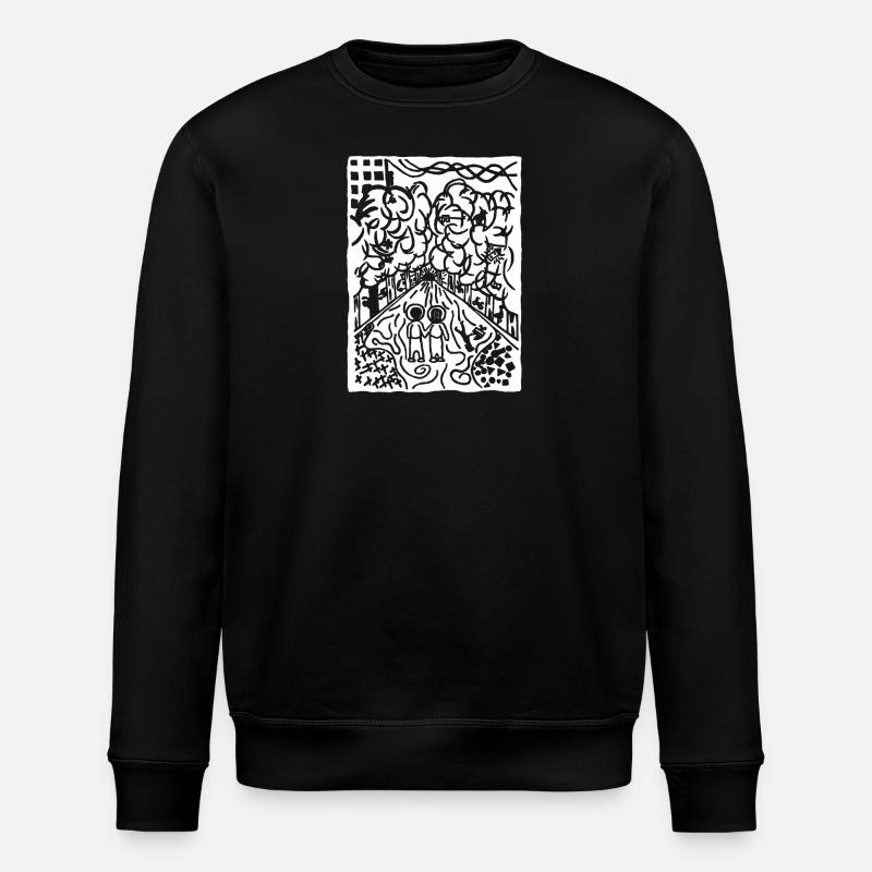 Lonely Dreams - Stanley/Stella Unisex Bio-Sweatshirt ROLLER - Schwarz
