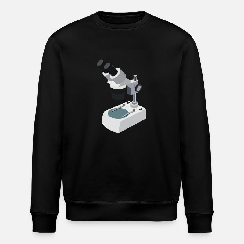 microscope - Stanley/Stella ROLLER Unisex Organic Sweatshirt - black