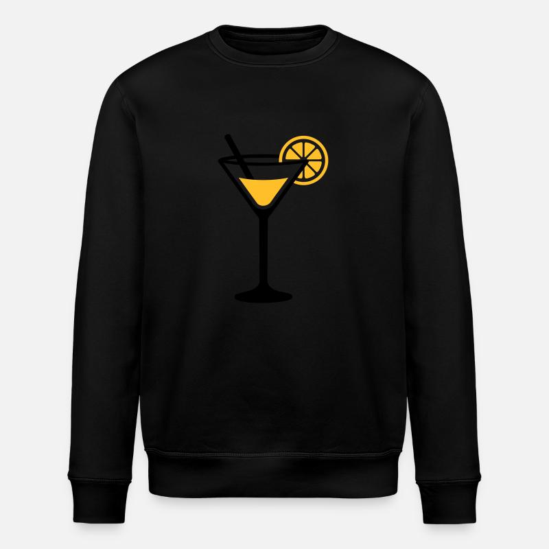 Cocktail - Stanley/Stella ROLLER Unisex Organic Sweatshirt - black