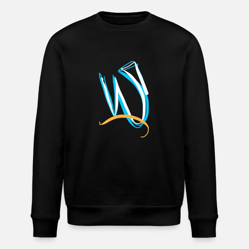 Immaculate abstractness - Stanley/Stella ROLLER Unisex Organic Sweatshirt - black