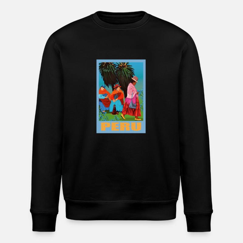 Peru - Stanley/Stella Unisex Bio-Sweatshirt ROLLER - Schwarz