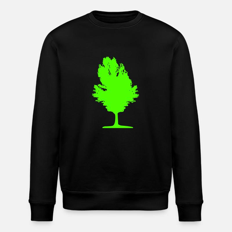 baum 01 - Stanley/Stella Unisex Bio-Sweatshirt ROLLER - Schwarz