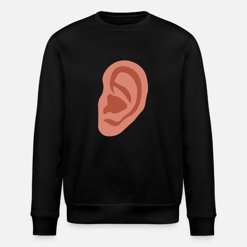 Big ear - Stanley/Stella ROLLER Unisex Organic Sweatshirt - black