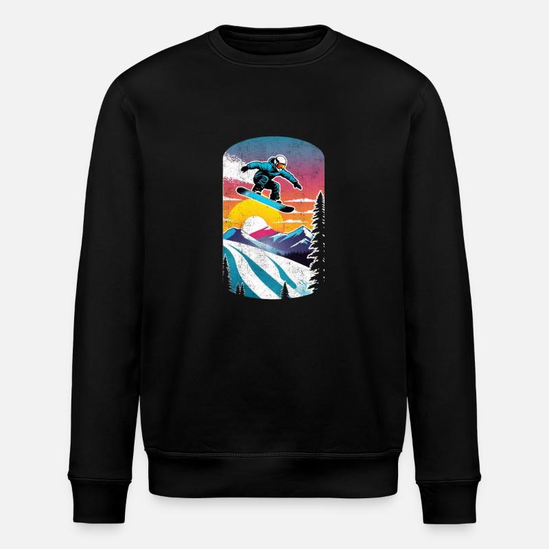 snowboard neige et ski - Sweat bio ROLLER Stanley/Stella Unisexe - noir