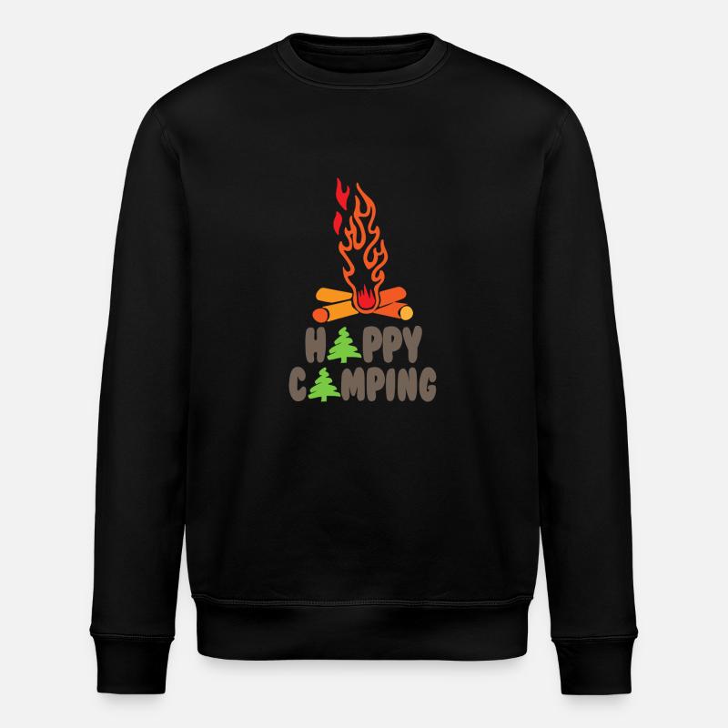 Campfire - Stanley/Stella ROLLER Unisex Organic Sweatshirt - black