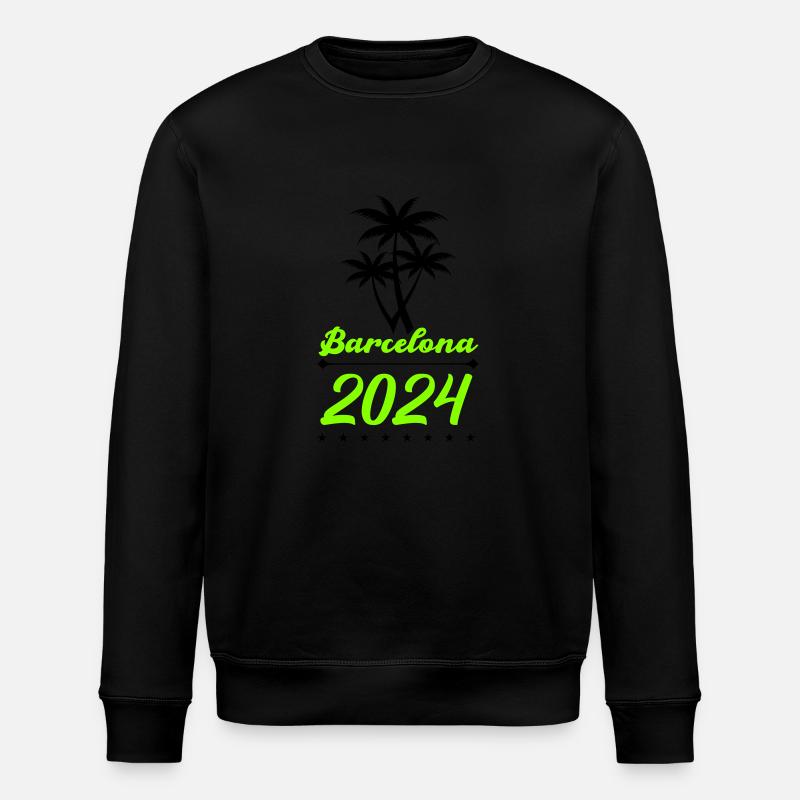 barcelona 2024 - Stanley/Stella Unisex Bio-Sweatshirt ROLLER - Schwarz