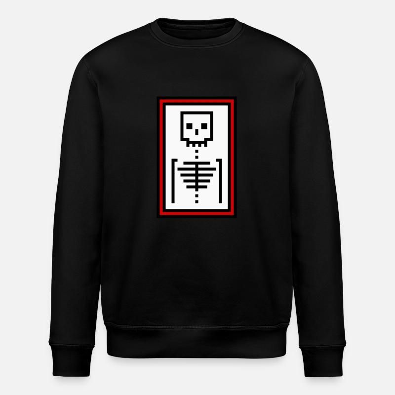 Bones - Stanley/Stella ROLLER Unisex Organic Sweatshirt - black