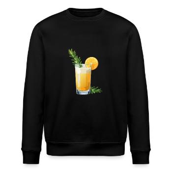 Cocktail - Bartender - Stanley/Stella Unisex Bio-Sweatshirt ROLLER - Schwarz - Vorne - Nik (191cm)
