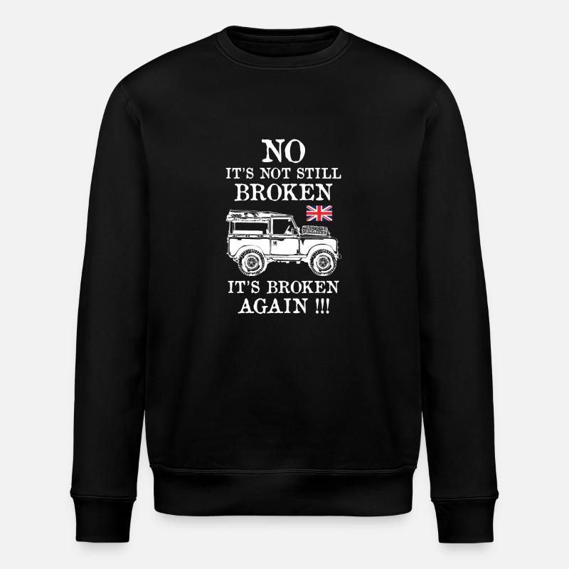 Landy Broken Again - Stanley/Stella ROLLER Unisex Organic Sweatshirt - black