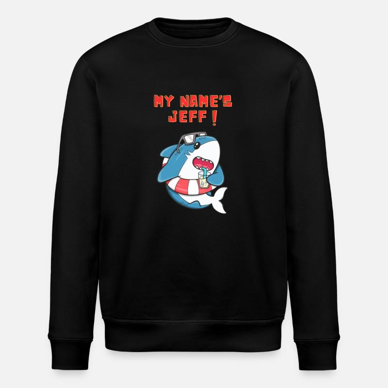 Mein Name ist Jeff - Stanley/Stella Unisex Bio-Sweatshirt ROLLER - Schwarz