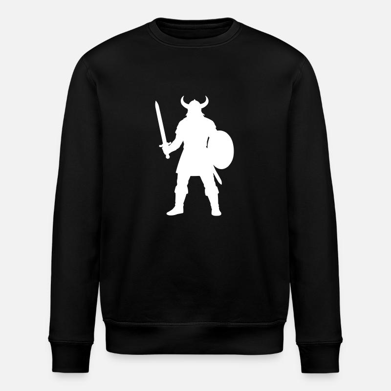 wikinger - Stanley/Stella Unisex Bio-Sweatshirt ROLLER - Schwarz