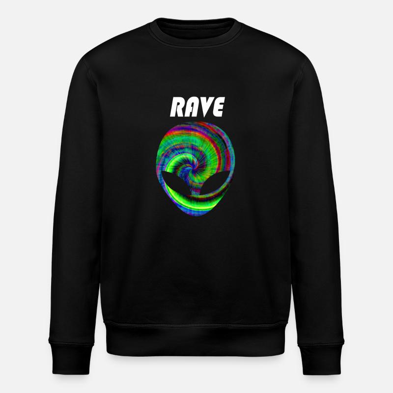 Rave Rave Rave - Stanley/Stella Unisex Bio-Sweatshirt ROLLER - Schwarz