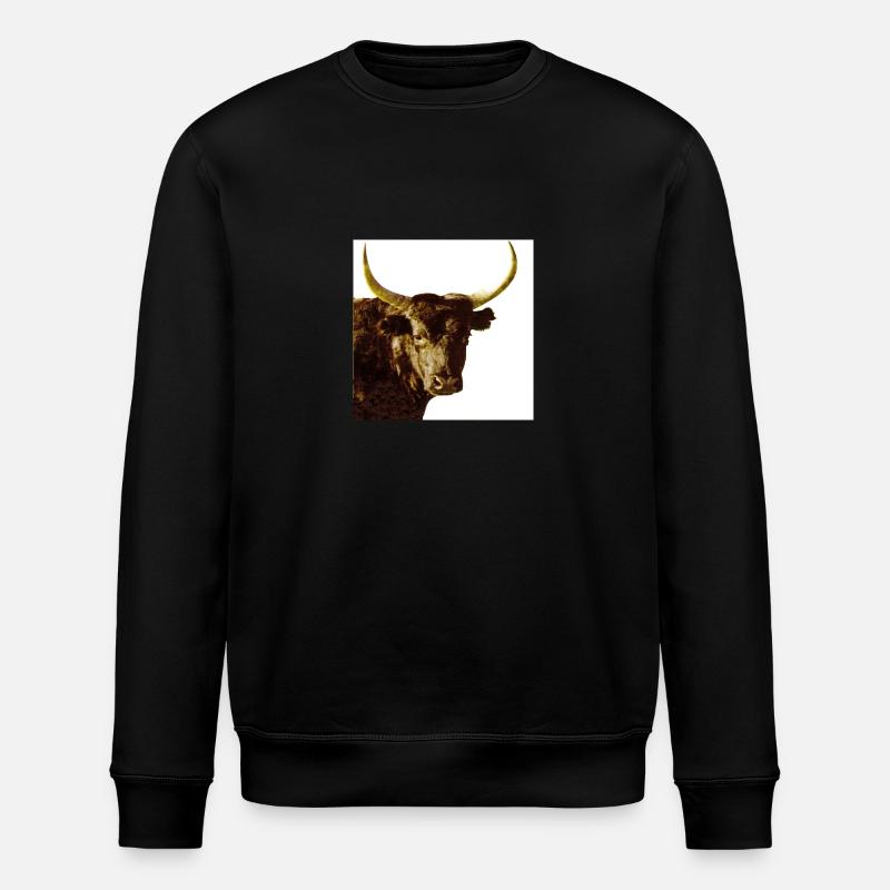taureau de camargue - Sweat bio ROLLER Stanley/Stella Unisexe - noir