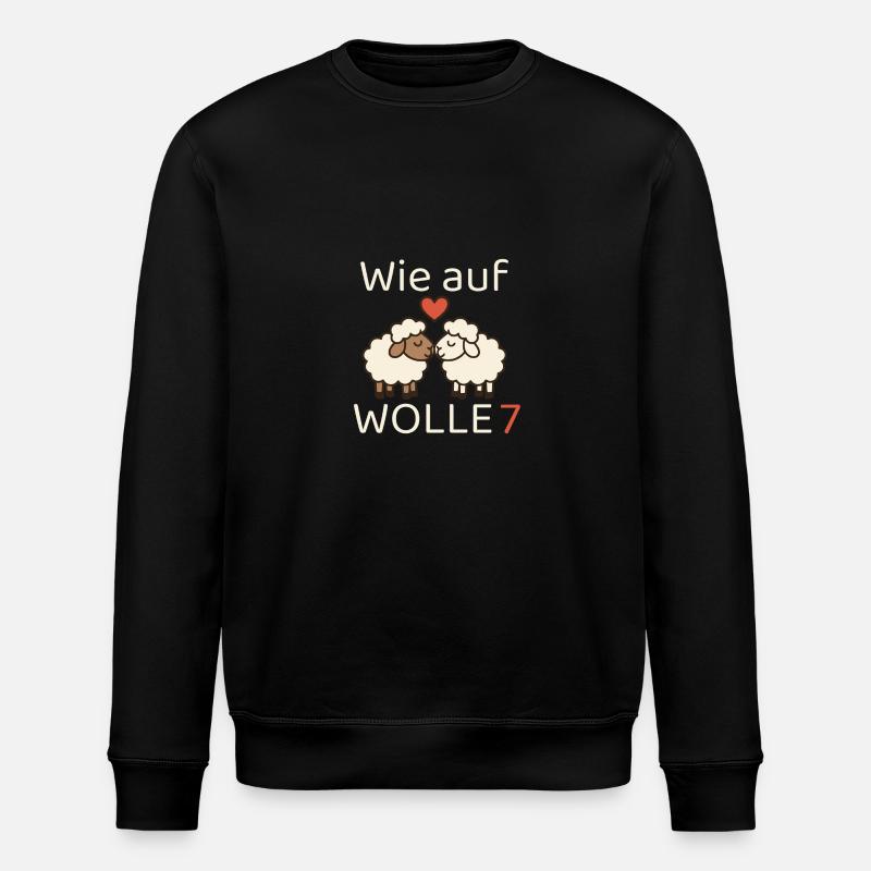 Wie auf Wolle 7 - Stanley/Stella Unisex Bio-Sweatshirt ROLLER - Schwarz