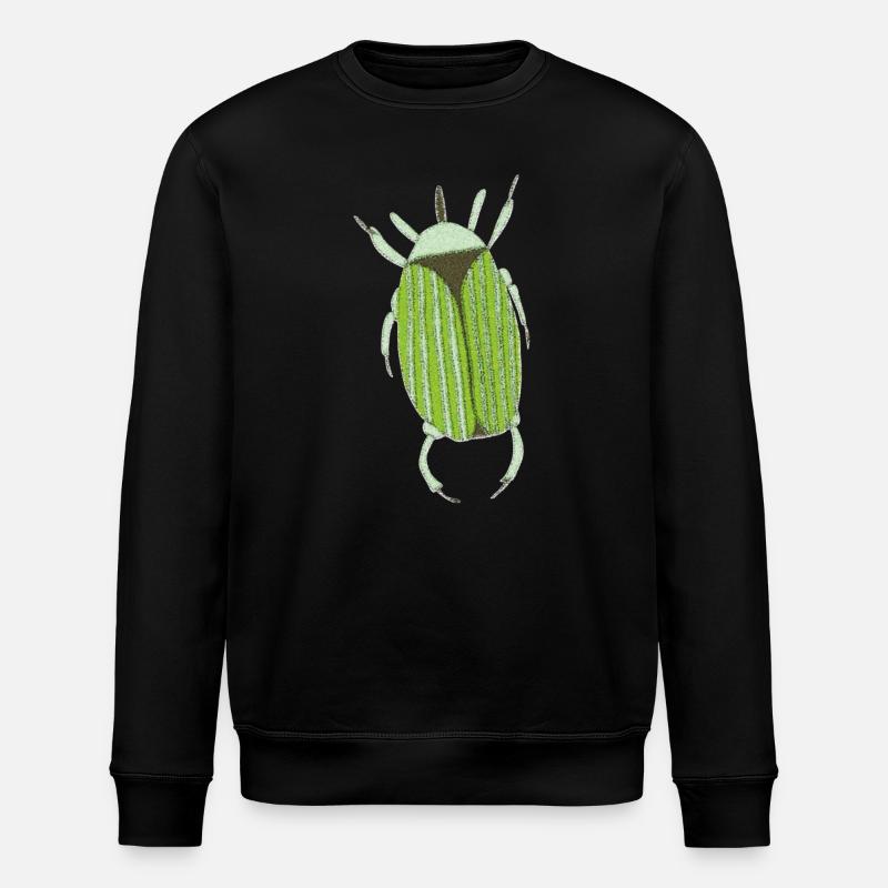 Insekt impressionismus - Stanley/Stella Unisex Bio-Sweatshirt ROLLER - Schwarz