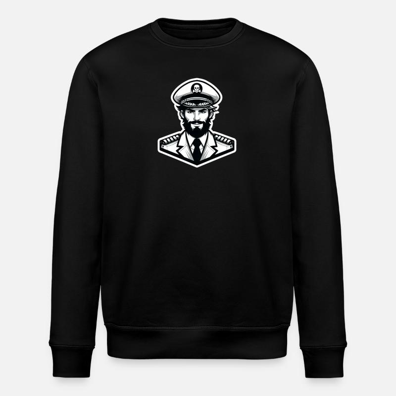 Kapitän Sticker - Stanley/Stella Unisex Bio-Sweatshirt ROLLER - Schwarz